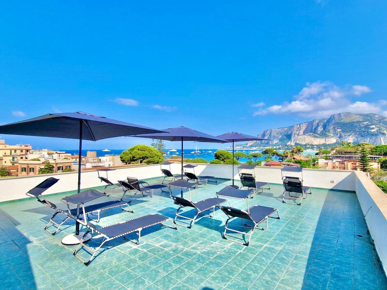 Mongibello Rooftop Mondello Dış mekan fotoğraf